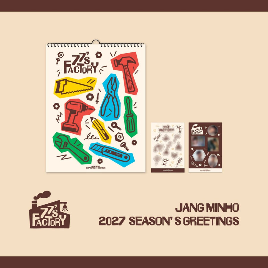 Jang Min-ho - 2027 Season's Greetings - Wall Calendar and Stickers