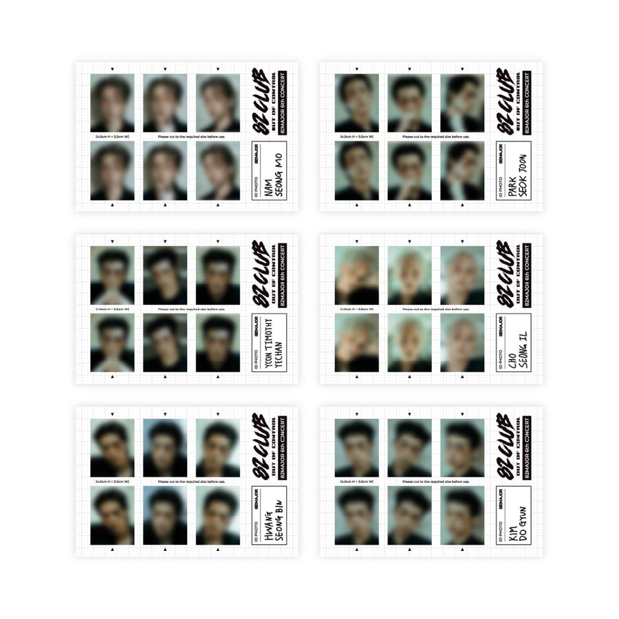 82MAJOR - 06 Photo ID Set - Official MD 6th CONCERT [82CLUB]