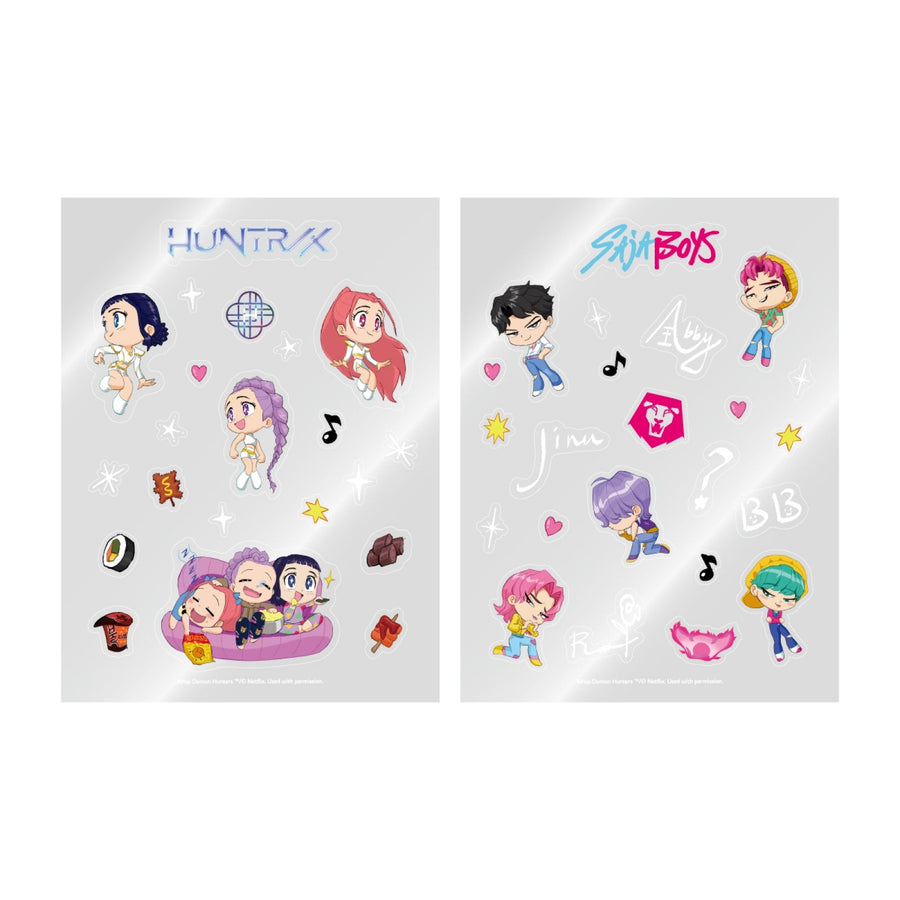 KPop Demon Hunters - Sticker Pack Déco Officiel Lightstick - Merch