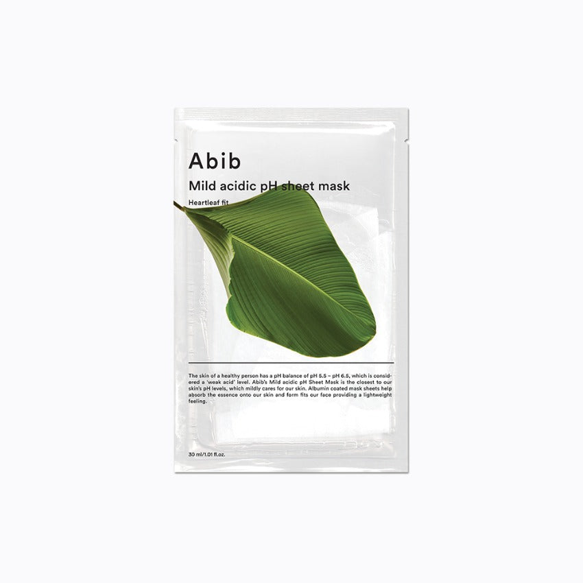 ABIB Mild Acidic pH Sheet Mask - Heartleaf on sales on our Website !