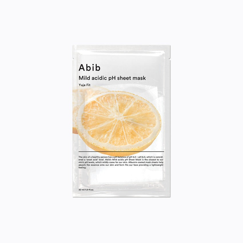 ABIB Mild Acidic pH Sheet Mask - Yuja on sales on our Website !
