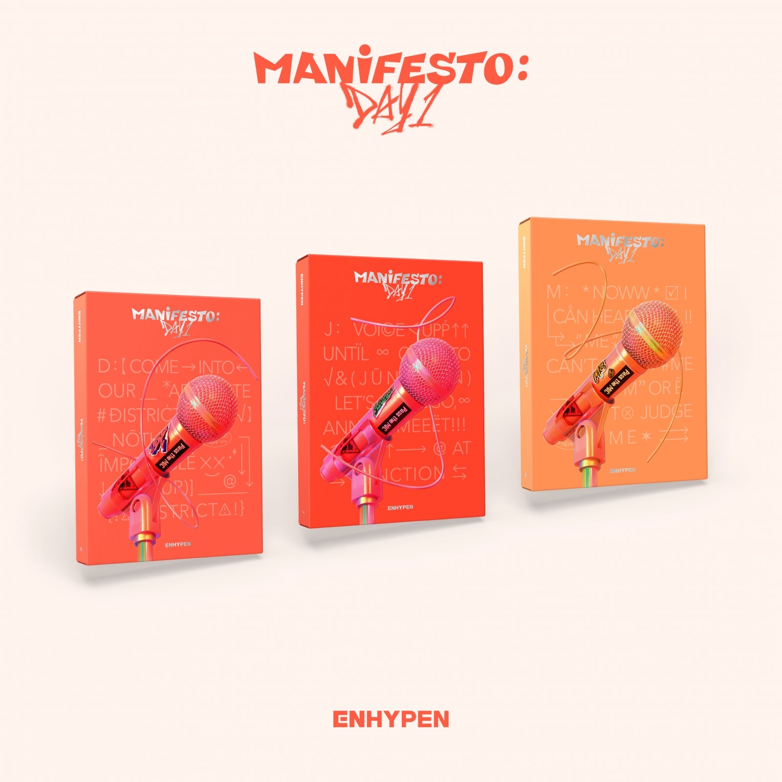 ENHYPEN Manifesto:Day1 3rd Mini Album on sales on our Website !