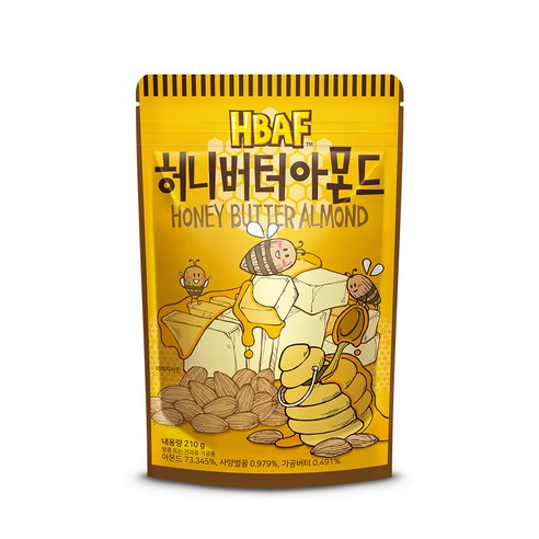 HBAF Honey Butter Almond 120g on sales on our Website !