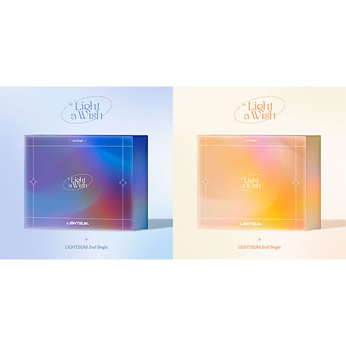 LIGHTSUM LIGHT A WISH 2nd Single Album on sales on our Website !