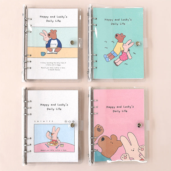 MONOLIKE Diary Planner 12 Mois - Happy and Lucky on sales on our Website !