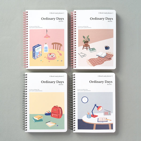 MONOLIKE Diary Study Planner 4 Mois - Ordinary Days on sales on our Website !