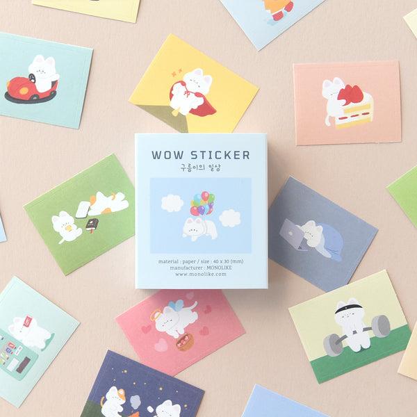 MONOLIKE Wow Stickers - The Life of Gurum Ver.1 on sales on our Website !