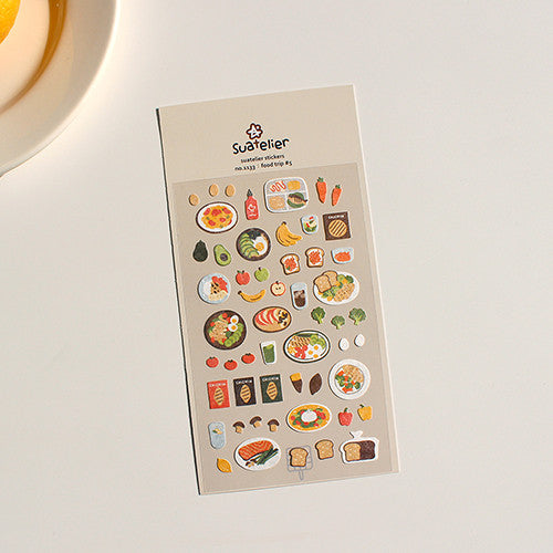 SUATELIER Stickers - Food Trip 5 on sales on our Website !