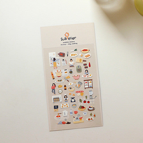 SUATELIER Stickers - Vlog Cooking on sales on our Website !