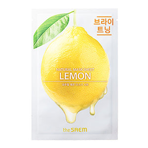 THE SAEM Natural Mask Sheet Lemon on sales on our Website !